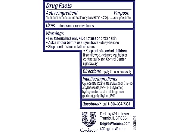 Degree Shower Clean Deodorant 2.6oz 2pk