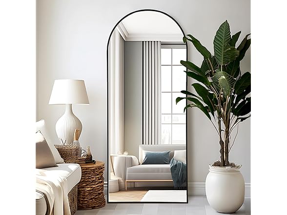 NicBex Arched Full Length Mirror, 64"x24"