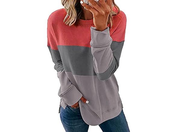 Kinswt Women (XL) Fall Fashion Sweatshirt Pullover