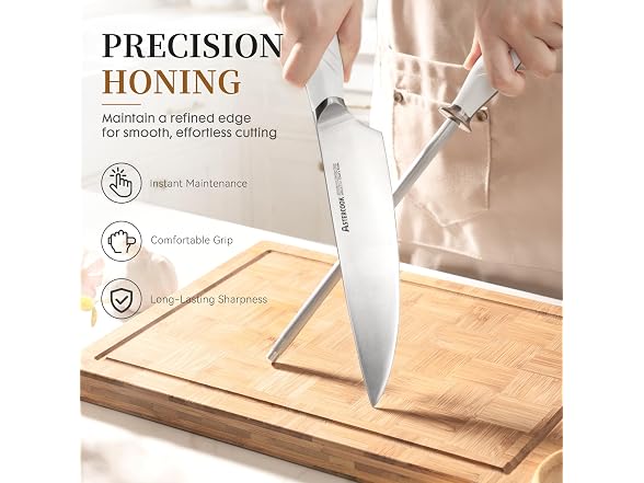 Astercook 15-Pc Knife Set with Block