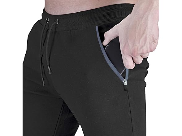 Gansanro Men (L) Joggers Sweatpants Slim Pants