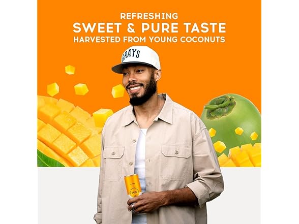 12PK 100 Coconuts Mango Pure Coconut-100%