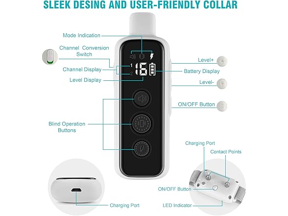 Bousnic Remote Dog Training Collar