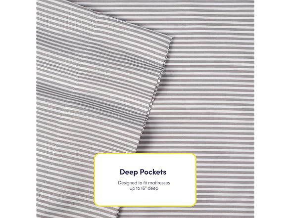 Sweet Home Collection Twin Size Bed Sheets - 4 Piece