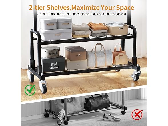 Luxspire Heavy Duty Clothes Rack
