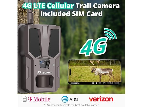 RECOTAC RECOTAC Sense Cellular Trail Camera - 32