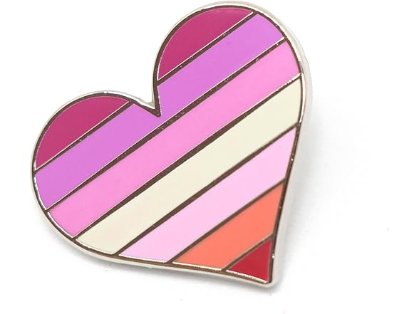 Compoco Lesbian Pride Pin Flag LGBTQ Gay