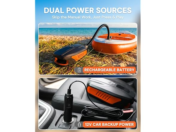 Paddle Board Electric Pump, 18000mAh