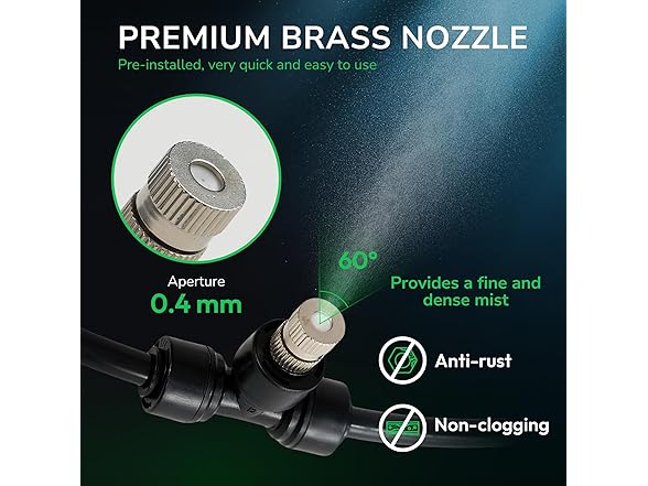 20" Outdoor Ceiling Fan with Misting