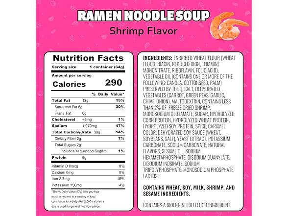 12PK Maruchan Instant Lunch Ramen Noodles, Shrimp