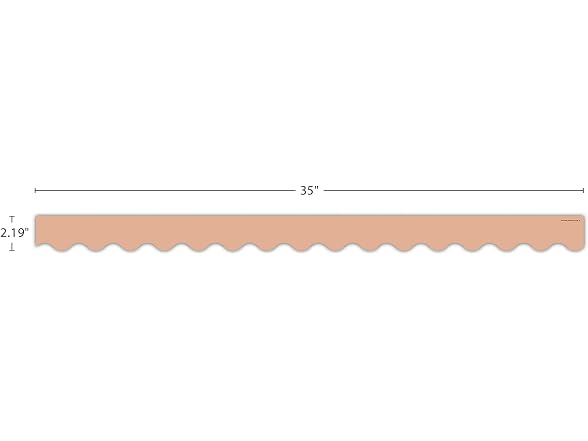 Teacher Created Resources Sedona Sand Scalloped Border