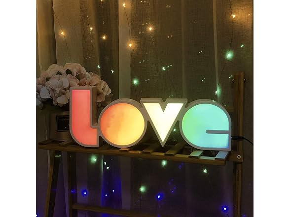GUOCHENG LED Love Sign Lights - Love Marquee Signs Lamp