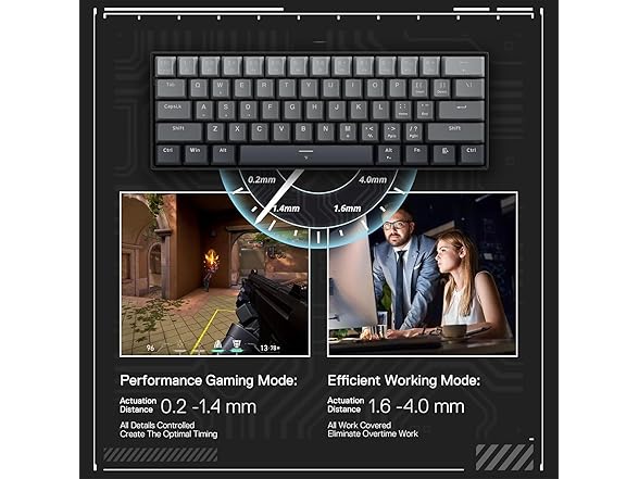 Redragon K617 GB Rapid Trigger Gaming Keyboard
