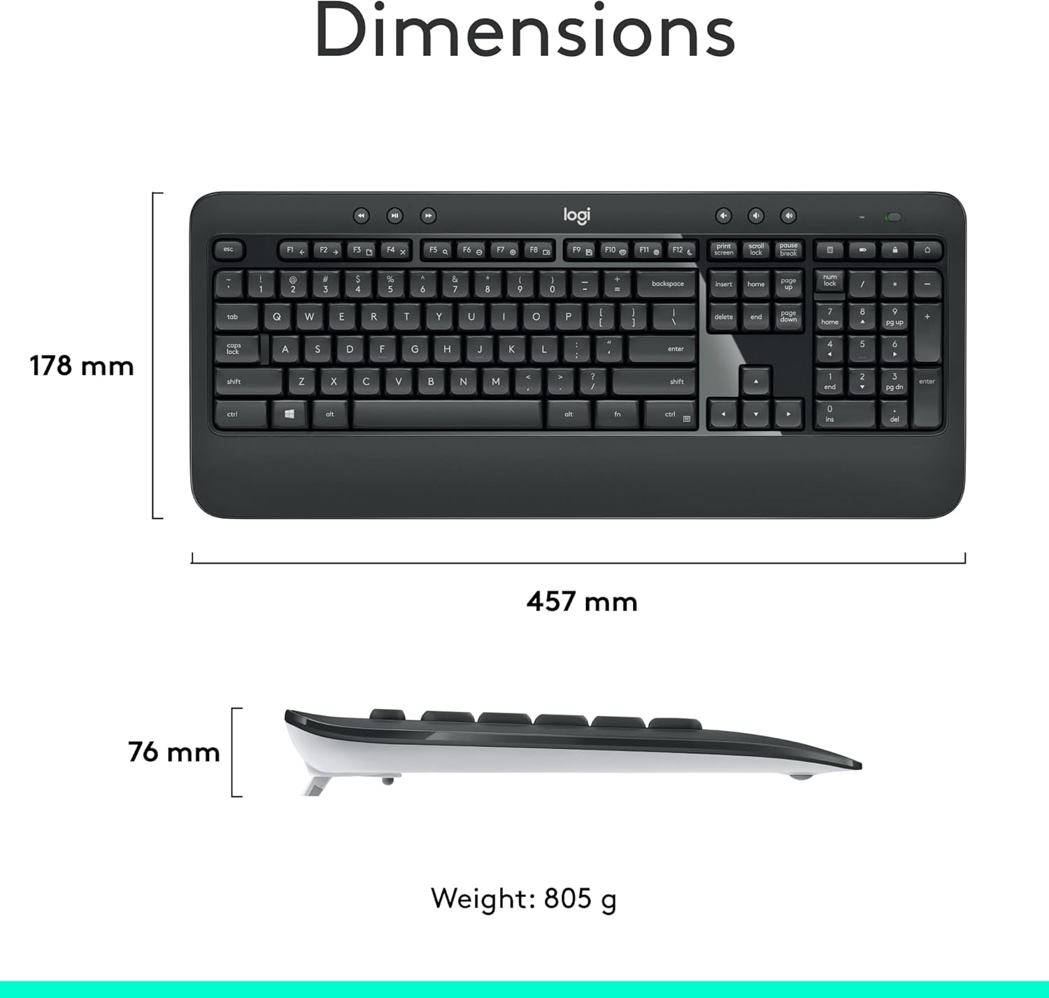 Logitech MK540 Advanced Wireless Combo - Gallery 18