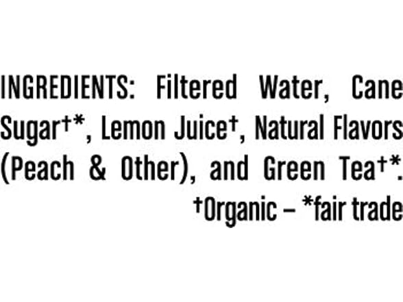 12Pk Steaz Organic Iced Green Tea, Peach