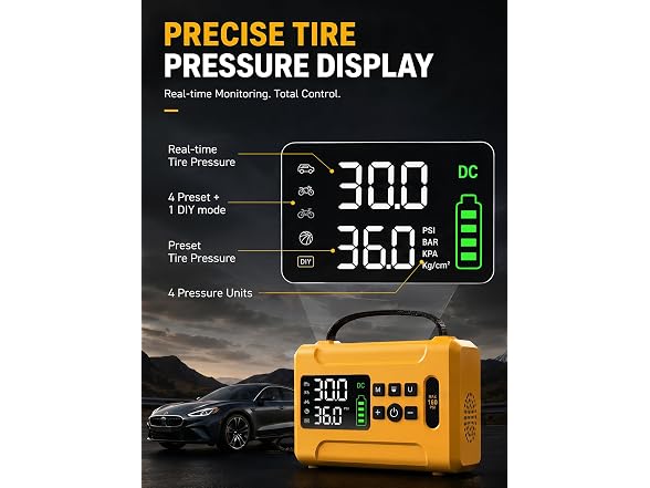 KANWITY Tire Inflator Air Compressor