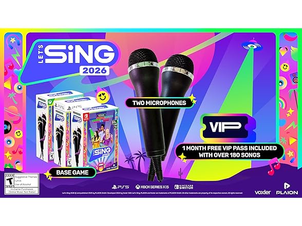 Let’s Sing 2026 + 2 Mics