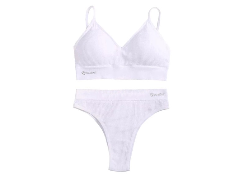 Talmont MQ-TSET-WHT-S/M S/M Talmont Seamless Ribbed Br