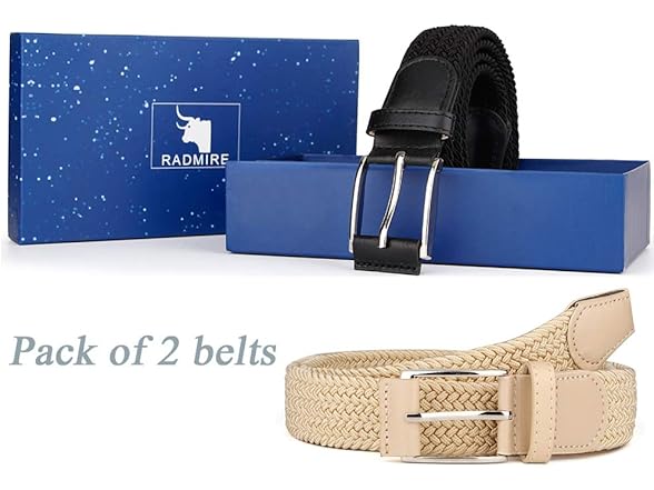 Radmire Braided Woven Elastic Belts
