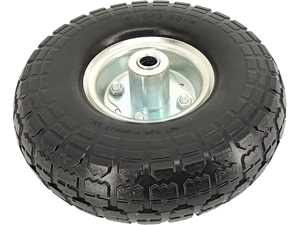 MaxxHaul 50501 Diameter 10" Flat Free All Purpose Tire