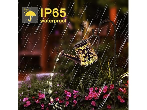 DIBIEECN Solar Watering Can Outdoor Lights Garde
