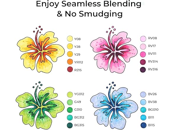 Ohuhu Alcohol Markers 40 Colors