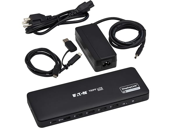 Eaton Tripp Lite Series USB C Laptop Docking Station Dual Monitor