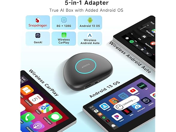 Wireless CarPlay Adapter | 4G LTE | GPS