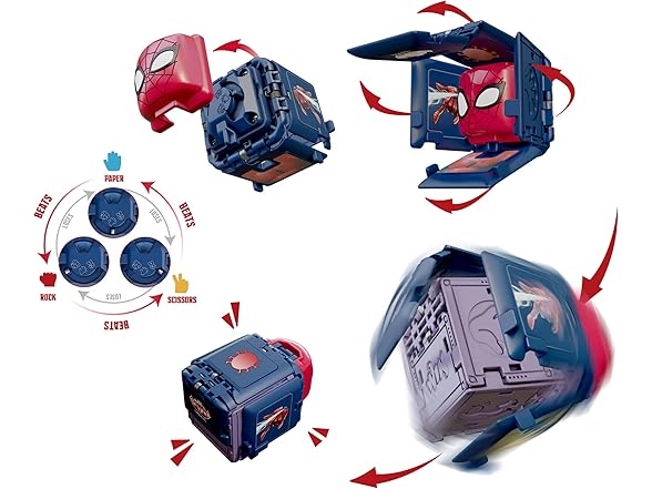 Battle Cubes Spider-Man, Miles Morales VS Rhino