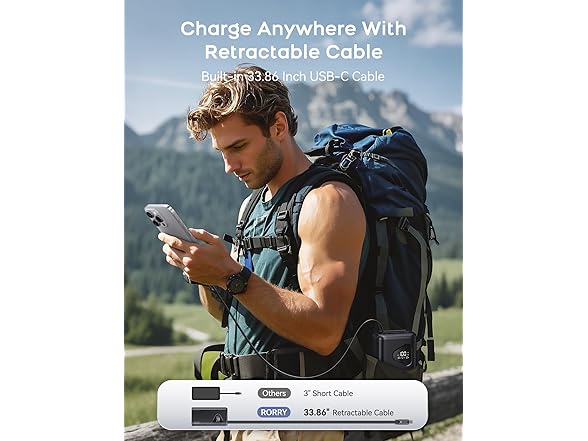 RORRY Laptop Power Bank | 25000mAh | 65W