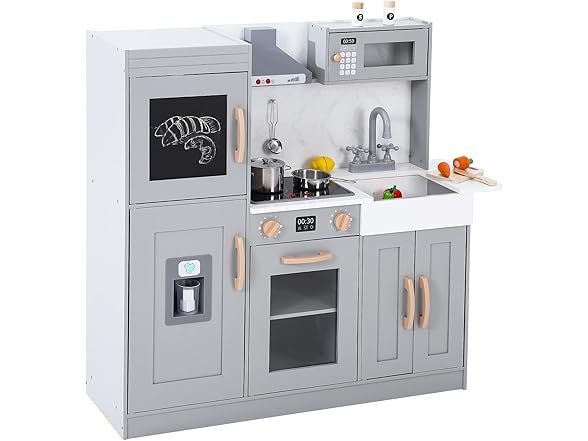 Play Kitchen for Kids, Grey