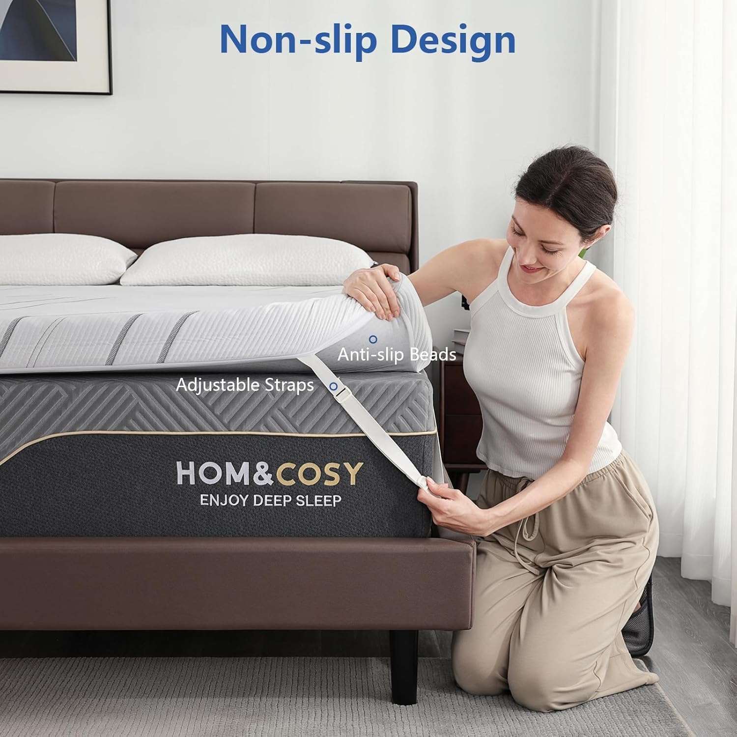 WEUP Firm Mattress Topper 4" King Size - Gallery 17