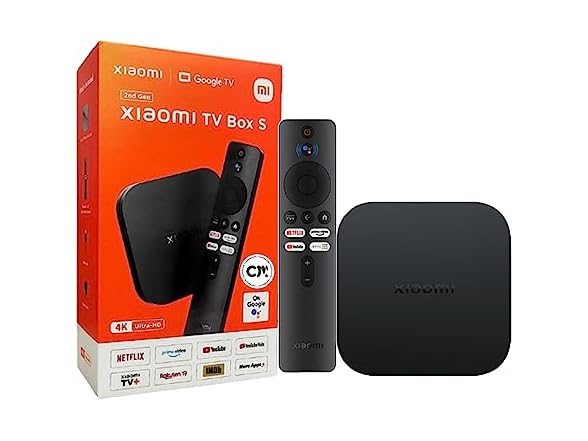 Xiaomi TV Box S (2nd Gen) 4K Ultra HD Streaming Media Player