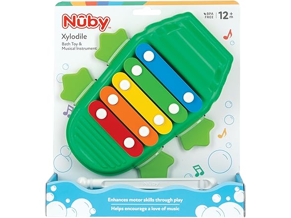 Nuby Nuby Xylodile Bath Toy and Musical Instrument - Baby