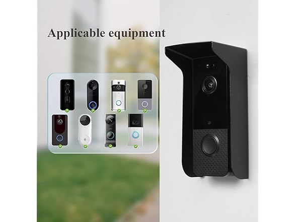 yugeug Doorbell Rain Covers for Outside