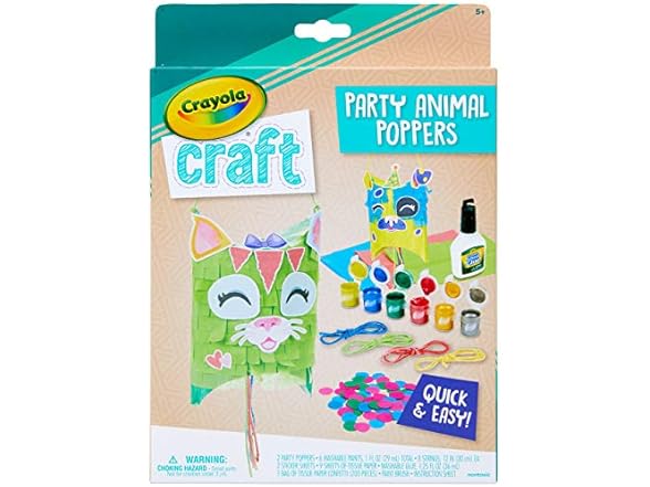 Crayola Craft Confetti Party Poppers