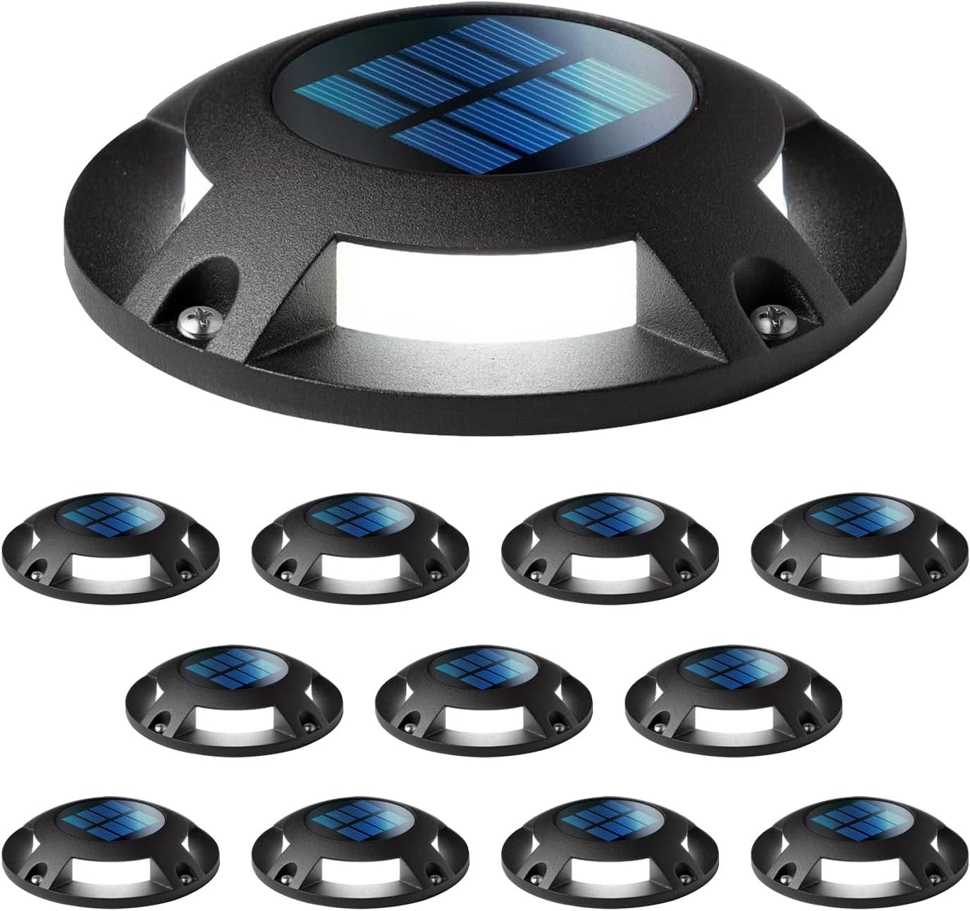 Home Zone Solar Deck Lights - Black - Gallery 10