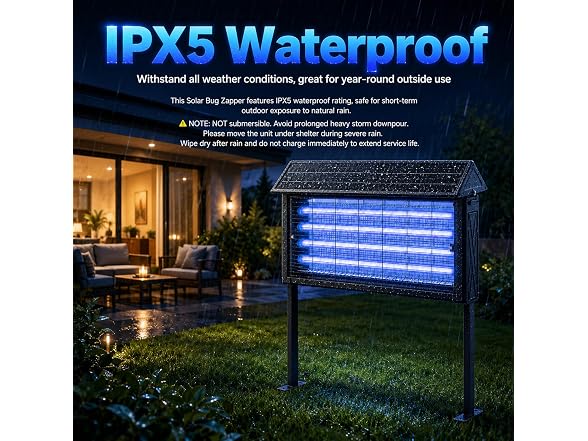 Thcritter Solar Bug Zapper, Standard