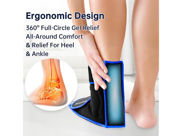 SEIWEHIDO Ankle Ice Pack Wrap