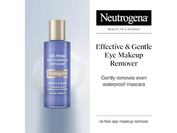 Neutrogena Gentle Oil Free Eye Makeup Remover and