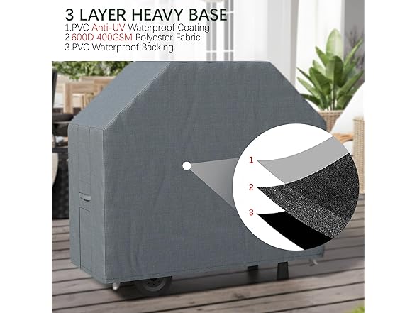 Naga Bahna BBQ Grill Cover 64"