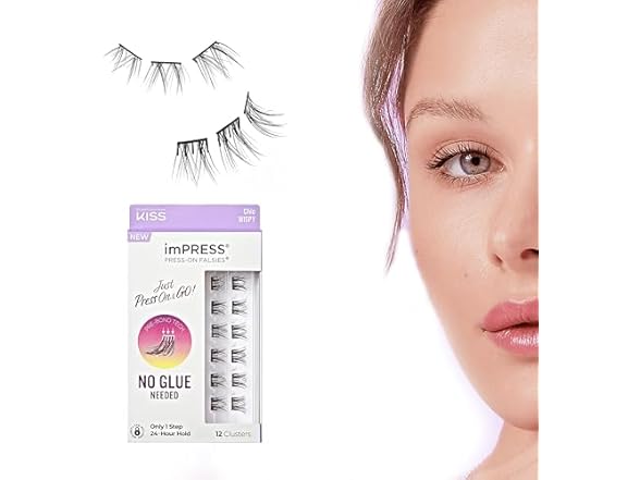 KISS imPRESS Falsies Press On Self Adhesive Eyelash