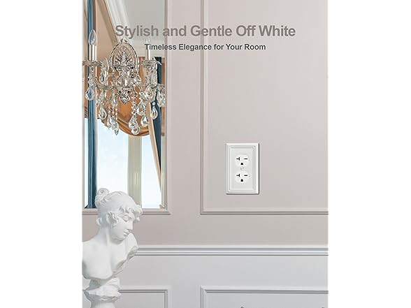 4-Pack Duplex Metal Outlet Cover