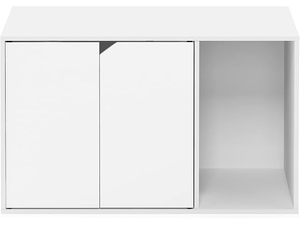 Furinno Peli Litter Box Enclosure White