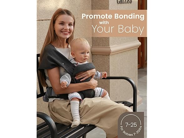 TSRETE Baby Carrier With Lumbar Support