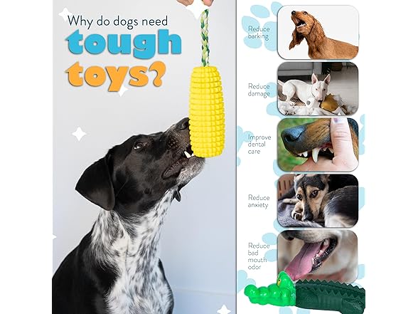 Superdogtoys Dog Chew Toys for Aggressive Chewers