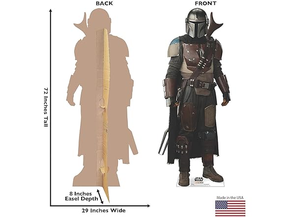 Epic Star Wars The Mandalorian Cardboard Cutout