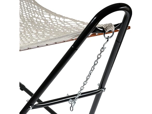 Sunnydaze Decor CDWHWS-MHS-Combo Rope Hammock - Gallery 6