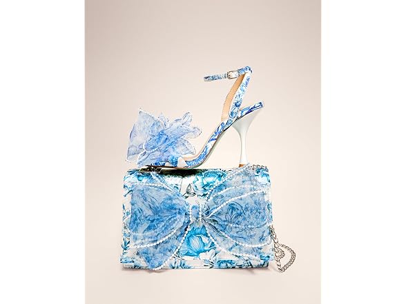 Betsey Johnson Pearl Trimmed Bow Bag