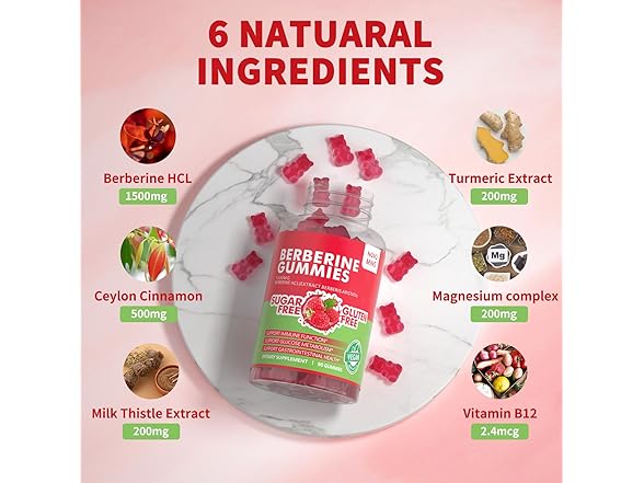 Berberine Gummies with Ceylon Cinnamon